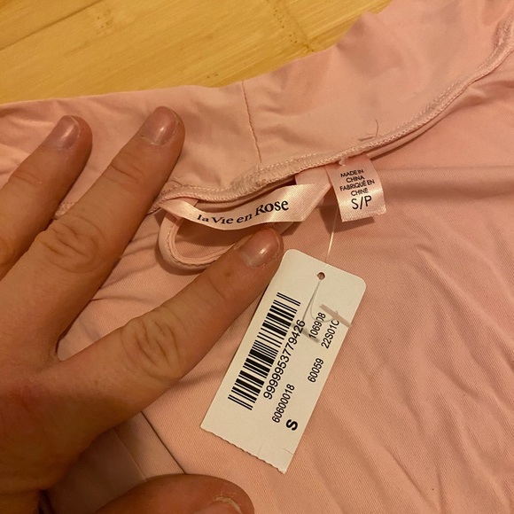 Pink Lace Trim Robe - Picture 2 of 3